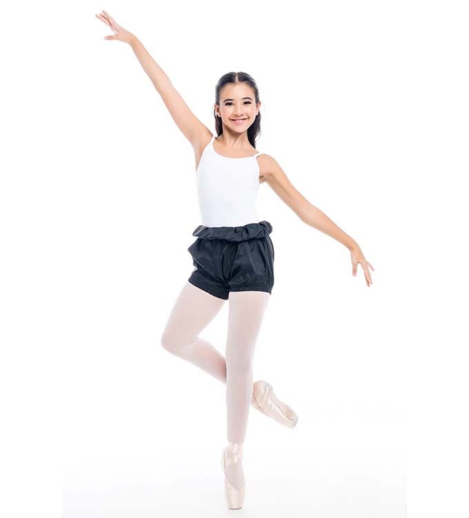 Short Infantil para Aquecimento em Nylon P/ Dança 5283 - Imagem 2