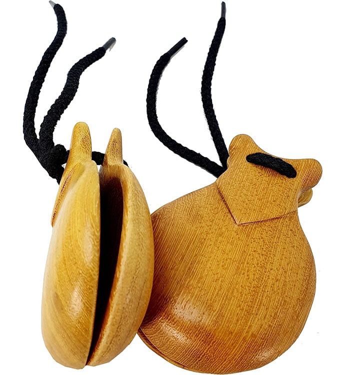 Castanhola Flamenca de Madeira Profissional - Imagem 3
