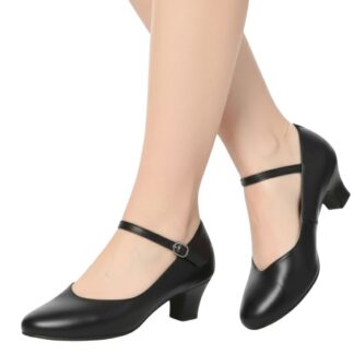 Sapato Dança Salão Salto 4 cm Solado Couro Flexível